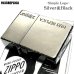 画像2: ZIPPO 1935 復刻レプリカ ジッポ かっこいい ライター サイドブラック ロゴデザイン リューターカット 角型 シルバーサテン＆ブラック 黒銀 おしゃれ メンズ ギフト (2)