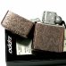 画像6: ZIPPO ライター アーマー ジッポ 5面 アラベスク 銅古美 カッパー かっこいい 葉 花 コーナーリューター  おしゃれ 銅 重厚 メンズ ギフト