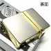 画像3: ZIPPO ライター ジッポ 1935 復刻レプリカ ミラーライン クラシック 角型 外ヒンジ 3バレル シルバー＆ゴールド 金銀 SG かっこいい シンプル メンズ プレゼント