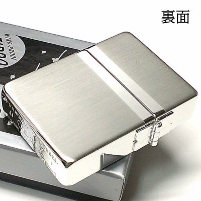 画像3: ZIPPO ライター ジッポ 1935 復刻レプリカ ミラーライン クラシック 角型 外ヒンジ 3バレル シルバー サテン＆鏡面 SV かっこいい シンプル メンズ プレゼント