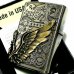 画像4: ZIPPO ライター Fortune head ジッポ スカル3面メタル ふくろう かっこいい フォーチュンヘッド ブラス古美 ドクロ おしゃれ メンズ ギフト プレゼント