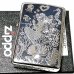 画像2: ZIPPO ライター アーマー ジッポ シルバー＆ブルー 鏡面 マーメイド スワロフスキー かっこいい おしゃれ メンズ ギフト プレゼント (2)