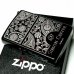 画像2: ZIPPO おしゃれ ライター サイモンカーター ジッポ かっこいい ペイズリ― マットブラック×シルバー 艶消し 黒 彫刻 メンズ ブランド プレゼントかわいい (2)