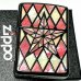 画像2: ZIPPO アーマー ジッポ シェルスター 両面加工 重厚 シェルインレイ 天然貝 ピンクシェル ホワイトシェル ブラックニッケル 高級  ジッポー ライター かっこいい メンズ ギフト プレゼント (2)