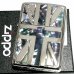 画像4: ZIPPO アーマー サイモンカーター ジッポ ライター かっこいい ユニオンジャック シェルインレイ シルバー 天然貝 サイド彫刻 メンズ ギフト ブランド おしゃれ