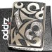 画像2: ZIPPO ジッポ ライター アーマー ニューダイアル ブラック 重厚 スワロフスキー ダイアノシルバー 鏡面 深彫り 美しい 黒 かっこいい おしゃれ メンズ ギフト プレゼント  (2)