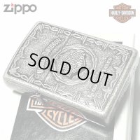 ZIPPO ライター ハーレーダビッドソン ジッポ アンティーク シルバー 古美バレル仕上げ 彫刻 かっこいい 日本限定モデル メタル おしゃれ メンズ ギフト プレゼント