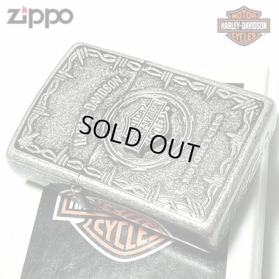 画像1: ZIPPO ライター ハーレーダビッドソン ジッポ アンティーク シルバー 古美バレル仕上げ 彫刻 かっこいい 日本限定モデル メタル おしゃれ メンズ ギフト プレゼント