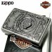 画像1: ZIPPO ライター ハーレーダビッドソン ジッポ アンティーク シルバー 古美バレル仕上げ 彫刻 かっこいい 日本限定モデル メタル おしゃれ メンズ ギフト プレゼント (1)