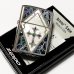 画像5: ZIPPO ジッポ アーマー シェルインレイ 天然貝象嵌 クロス ライター 重厚 シルバー 美しい ホワイトシェル かっこいい おしゃれ メンズ レディース ギフト プレゼント