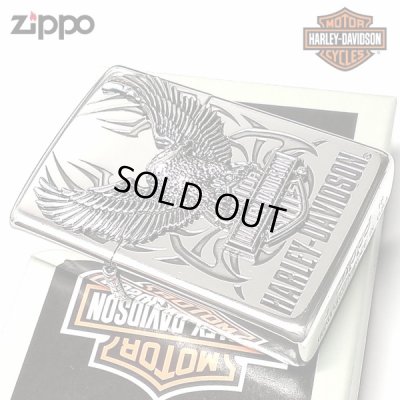 画像1: ZIPPO ライター ハーレーダビッドソン ジッポ シルバー ビッグメタル イーグル 鷲 HARLEY-DAVIDSON 日本国内限定モデル かっこいい メンズ ギフト