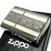 画像3: ジッポ アーマー ZIPPO ライター シェル&アラベスク サイドロゴ シルバー 中世模様 天然貝 ホワイトシェル 銀 両面加工 重厚モデル かっこいい メンズ ギフト プレゼント 