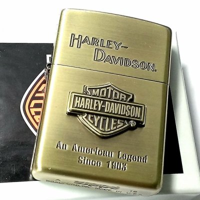 画像2: ZIPPO ライター ハーレーダビッドソン ジッポ アンティークブラス エスメタル 古美ゴールド HARLEY-DAVIDSON 日本国内限定モデル かっこいい メンズ ギフト