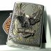 画像2: ZIPPO ライター ハーレーダビッドソン ジッポ アンティークニッケル＆ゴールド 金銀 古美仕上げ 鷲 メタル イーグル 日本国内限定モデル かっこいい ジッポー (2)