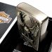 画像3: ZIPPO ライター ハーレーダビッドソン ジッポ アンティークニッケル＆ゴールド 金銀 古美仕上げ 鷲 メタル イーグル 日本国内限定モデル かっこいい ジッポー