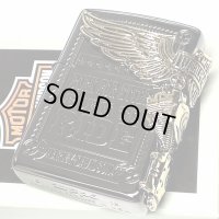 ジッポライター ハーレーダビッドソン ZIPPO ブラック チタン加工 かっこいい 3面大型メタル イーグル HARLEY-DAVIDSON 日本国内限定モデル ジッポー ギフト