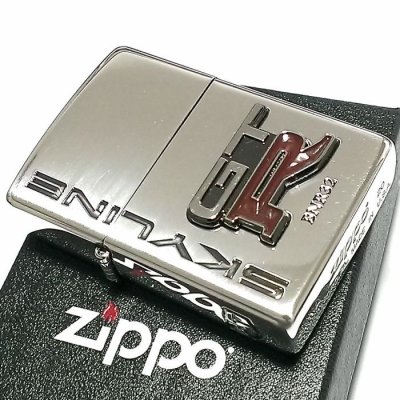 画像2: ジッポ スカイラインGT-R リアルエンブレム ZIPPO ライター メタル R32 シルバー 日産公認モデル GTR-BNR32 車 かっこいい メンズ ギフト プレゼント