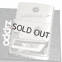 ZIPPO ライター フェアレディZ 生誕50周年記念 ジッポ S30 限定 日産公認モデル シリアル入り FAIRLADY Z シルバーイブシ 両面加工 旧車 かっこいい メンズ ギフト プレゼント