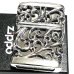 画像3: ZIPPO ライター メタルジャケット 超重厚 デビル シルバーイブシ 豪華 ジッポ 彫刻デザイン 4面加工 銀 メンズ アクセサリー かっこいい プレゼント ギフト