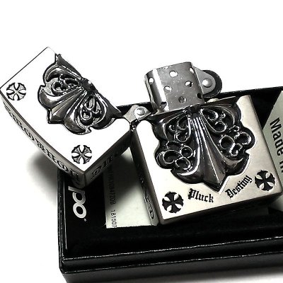 画像4: ZIPPO メタルジャケット 超重厚 ジッポ ライター クロス シルバー 彫刻 5面デザイン 艶消し 銀 メンズ アクセサリー 十字架 かっこいい 高級感 プレゼント ギフト