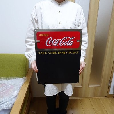 画像3: ブリキ看板 コカコーラ チョークボード COKE CHALKBOARD アンティーク ガレージ 黒板 プレート 可愛い 壁飾り 正規ライセンス品 アメリカン 雑貨 インテリア おしゃれ サーファー かわいい カフェ 店舗