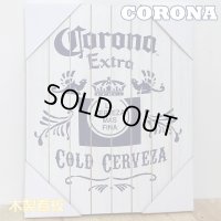 木製看板 コロナ ウッデンサインボード CORONA EXTRA PLANK アンティーク ガレージ 目立つ プレート 壁飾り 正規ライセンス品 ビール アメリカン 雑貨 可愛い インテリア おしゃれ 可愛い サーファー カフェ 店舗