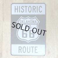 ブリキ看板 ビンテージOKLAHOMA RT 66 ルート66 ガレージ プレート 壁飾り かわいい アメリカン 雑貨 インテリア 可愛い サーファー おしゃれ カフェ 店舗