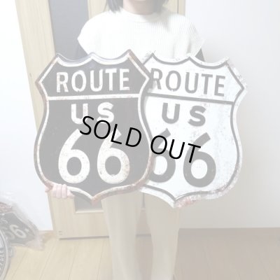 画像3: ブリキ看板 ビンテージ ROUTE66 ダイスカット 壁掛け アメリカン ガレージ プレート 壁飾り 雑貨 大きい インテリア 可愛い かわいい サーファー カフェ 店舗