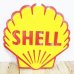 画像1: ブリキ看板 アンティーク シェル SHELL 貝殻 ガレージ 壁飾り ロゴ 正規ライセンス品 アメリカン 雑貨 インテリア かわいい おしゃれ 可愛い サーファー カフェ 店舗 (1)