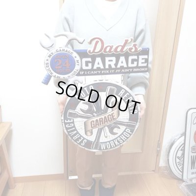 画像3: ブリキ看板 アンティーク DAD’S GARAGE 2 アメリカン ビンテージ 壁掛け 珍しい プレート おしゃれ 壁飾り かわいい 雑貨 大きい 可愛い インテリア サーファー カフェ 店舗