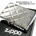 画像3: ZIPPO アーマー ジッポ ライター 深彫り ダイヤカット 鏡面仕上げ シルバー 両面同加工 かっこいい 重厚 高級 メンズ レディース ギフト