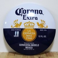 ブリキ看板 コロナ CORONA EXTRA ビール ドームメタルサイン アンティーク ガレージ プレート 壁飾り 正規ライセンス品 アメリカン 雑貨 インテリア おしゃれ 可愛い サーファー カフェ 店舗