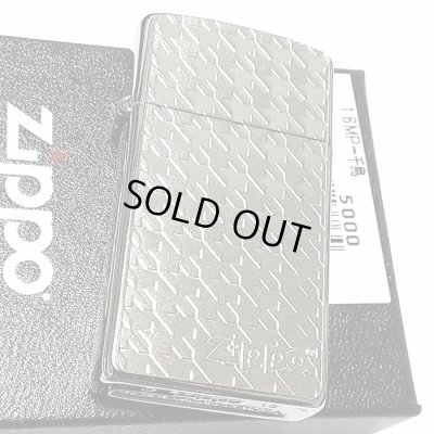 画像2: ZIPPO スリム ジッポ ライター 千鳥 細密エッチング 彫刻 ニッケル鍍金 シルバー Metal Plate 可愛い 女性 おしゃれ メンズ レディース