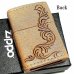 画像3: ZIPPO ライター 革巻き ジッポ 唐草 3面彫刻 おしゃれ カオス Leather Works 牛本革 ハンドメイド かっこいい 皮 メンズ ブランド ギフト