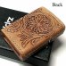 画像3: ZIPPO ライター 本革巻き ジッポ カオス シェリダンクラフト 手彫り Leather Works 牛革 ハンドメイド 彫刻 かっこいい おしゃれ ブランド メンズ 高級 ギフト