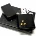 画像4: ZIPPO ライター 革巻き ジッポ おしゃれ カオス ブラック スリードットスタッズ 真鍮 Leather Works 黒 牛本皮 ハンドメイド 彫刻 かっこいい メンズ ブランド ギフト