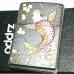 画像2: ZIPPO 和柄 ライター 鯉 フルカラー ジッポ 綺麗 立体的 おしゃれ シルバー メンズ 美しい レディース ギフト プレゼント (2)