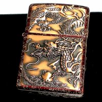 ZIPPO 和柄 ライター ライズメタル 赤龍 金乱糸 赤 金 伝統工芸 ジッポ 本漆塗り かっこいい 竜 レッド ゴールド おしゃれ ドラゴン 高級 メンズ ギフト プレゼント