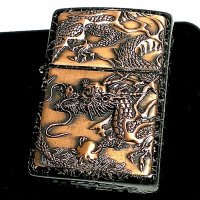 ZIPPO ライター ライズメタル 赤龍 金乱糸 黒 和柄 伝統工芸 本漆塗り ジッポ ブラック ゴールド かっこいい 竜 おしゃれ ドラゴン 高級 メンズ ギフト プレゼント