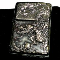 ZIPPO ライター 和柄 ライズメタル 銀龍 亀甲 金 黒 伝統工芸 ジッポ 本漆塗り かっこいい 高級 竜 ドラゴン ゴールド ブラック おしゃれ メンズ ギフト プレゼント