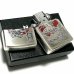 画像5: ZIPPO ライター 芸者 和柄 ジッポ アンティーク シルバー燻し 日の丸 ジッポー かっこいい メンズ レディース ギフト おしゃれ プレゼント