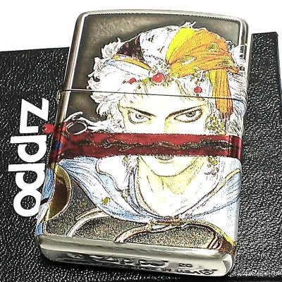 画像2: ZIPPO アーマー 天野喜孝 ジッポ ライター 両面デザイン アンティーク 銀いぶし 彫刻柄 かっこいい 重厚 おしゃれ ゲーム メンズ ギフト プレゼント