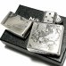 画像6: ZIPPO ライター 天野喜孝 ジッポ アンティークシルバー 銀燻し 彫刻デザイン かっこいい おしゃれ ゲーム メンズ ギフト プレゼント