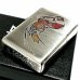 画像3: ZIPPO ライター 天野喜孝 ジッポ ゲーム 銀イブシ エッチング彫刻 アンティークシルバー かっこいい おしゃれ メンズ ギフト