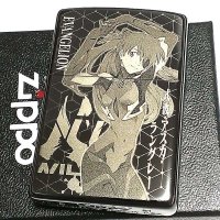 ZIPPO エヴァンゲリオン 復刻生産 2021年 リニューアル 式波・アスカ・ラングレー ジッポー ライター シリアルNo入り 新劇場版 ブラックチタンコート 黒 レーザー彫刻 お洒落 可愛い アニメ メンズ レディース ギフト プレゼント