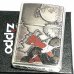 画像2: ZIPPO ライター 天野喜孝 ジッポ アンティークシルバー 銀燻し 彫刻デザイン かっこいい おしゃれ ゲーム メンズ ギフト プレゼント (2)