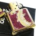 画像4: ZIPPO ライター ドラゴン 限定88個 龍 ジッポ 彫刻 金タンク シリアルナンバー入り 両面加工 竜 八 和柄 かっこいい 御守り 赤 メンズ ゴールド ギフト プレゼント お守り