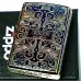 画像8: ZIPPO 限定 アーマー アラベスク ５面彫刻 オーロラゴールド 金鍍金 いぶし加工 ジッポ ライター シリアルナンバー入り 唐草 リーフ 両面コーナーリューター加工 銀 かっこいい 重厚 高級 美しい メンズ ギフト プレゼント