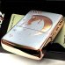 画像6: ZIPPO ライター 月とネコ 可愛い シルバーサテン ピンクゴールド ジッポ ロゴ 猫 星 かわいい レディース ねこ 女性 彫刻 シンプル おしゃれ ギフト プレゼント