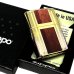 画像6: ZIPPO ダブルライン ニッケルメッキ 両面加工 エッチング ジッポ ライター ゴールド ブラウン かっこいい ロゴ おしゃれ ギフト プレゼント メンズ 木目調 渋い